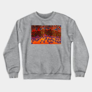 Brook Trout Camo Texture Crewneck Sweatshirt